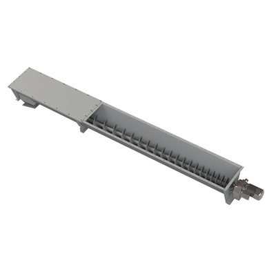 Fully Enclosed Tubular Screw Conveyor Dust Tight Design For Powdery Materials