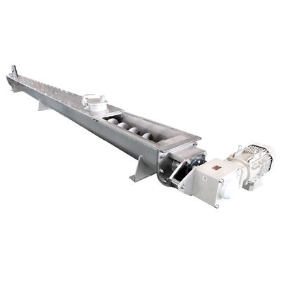 Wear Resistant Alloy Lined Screw Conveyor For Abrasive Materials Long Service Life