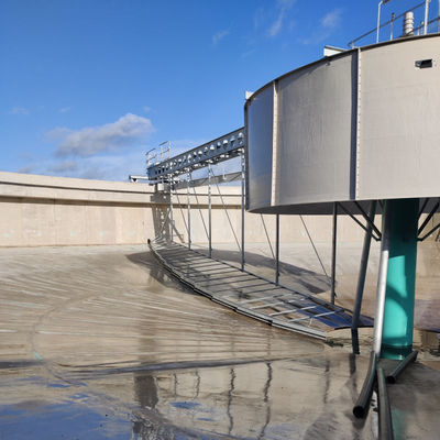 45m bridge type Fully Automatic Sludge Scraper PLC Control For Unattended Operation