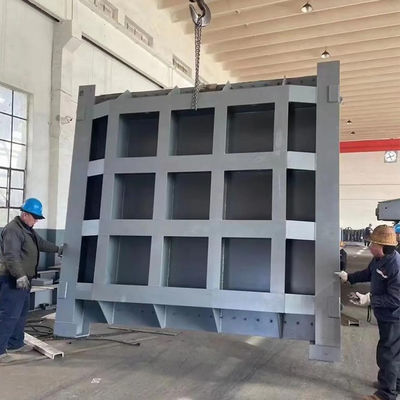 Heavy Duty Cast Iron Sewage Gates Square Round Type For Channel Flow Control