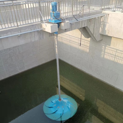 Vertical Axle Mixer Agitator For Flocculation & Sedimentation Tank Flow Push Stable Operation