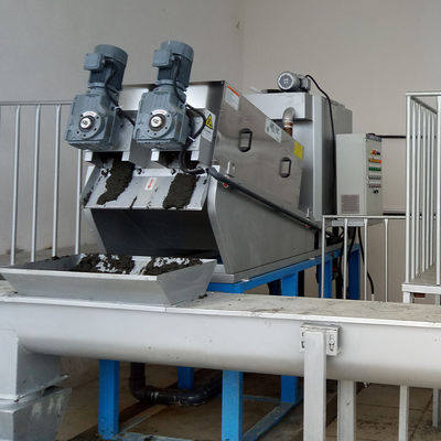 1500mm Sludge Filter Press Machine Double Belt Press Slurry Dewatering Equipment