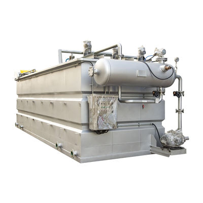 Food Wastewater Treatment Dissolved Air Flotation Equipment 80m³/h Efficiently Removes Grease